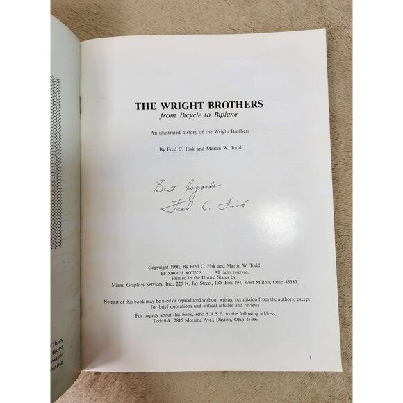 The Wright Brothers From Bicycle to Biplane Illustrated 1990 Print in USA - Picture 5 of 15